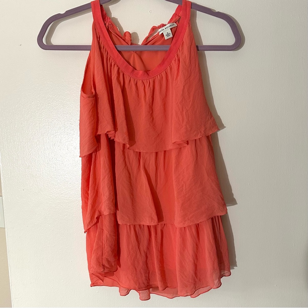 Banana Republic coral top